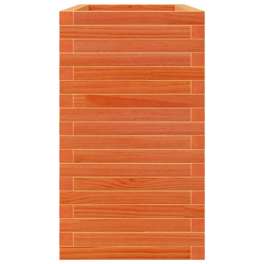 Fioriera Giardino Marrone Cera 90x40x68,5cm Legno Massello Pino | homemem39