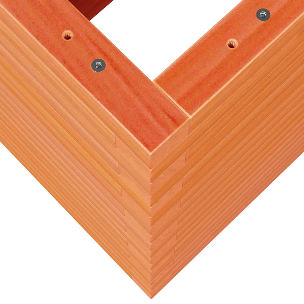 Fioriera Giardino Marrone Cera 90x40x68,5cm Legno Massello Pino - homemem39