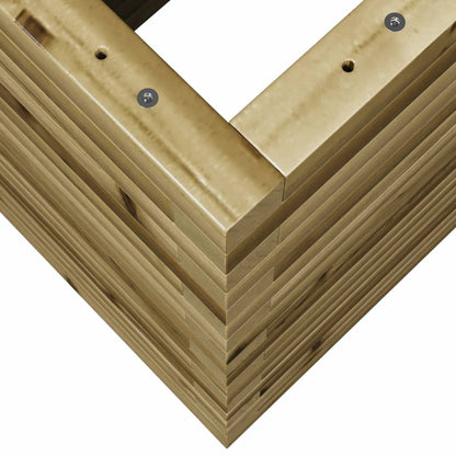 Fioriera da Giardino 90x40x68,5 cm in Legno di Pino Impregnato - homemem39