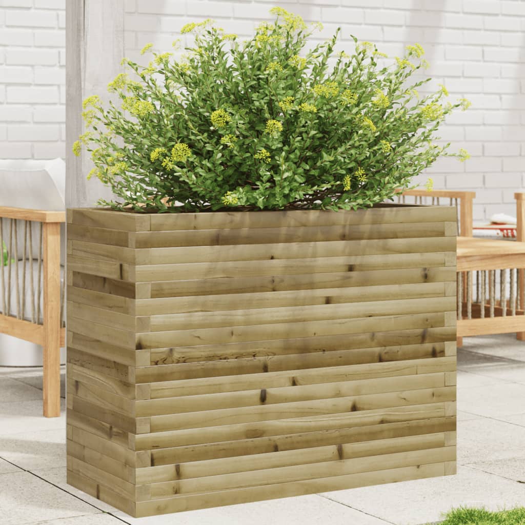 Fioriera da Giardino 90x40x68,5 cm in Legno di Pino Impregnato - homemem39