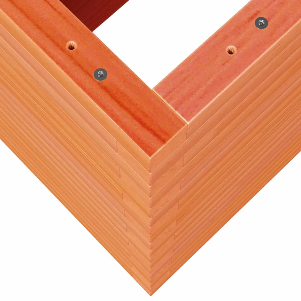 Fioriera Giardino Marrone Cera 110x40x68,5 Legno Massello Pino | homemem39