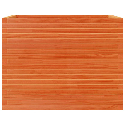 Fioriera Giardino Marrone Cera 90x60x68,5cm Legno Massello Pino | homemem39