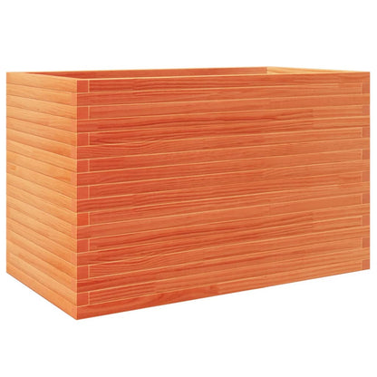 Fioriera Giardino Marrone Cera 110x60x68,5 Legno Massello Pino | homemem39
