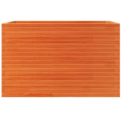 Fioriera Giardino Marrone Cera 110x60x68,5 Legno Massello Pino | homemem39