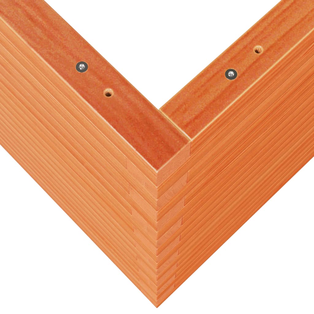Fioriera Giardino Marrone Cera 110x60x68,5 Legno Massello Pino | homemem39