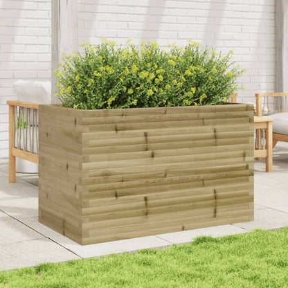 Fioriera da Giardino 110x60x68,5 cm in Legno di Pino Impregnato - homemem39