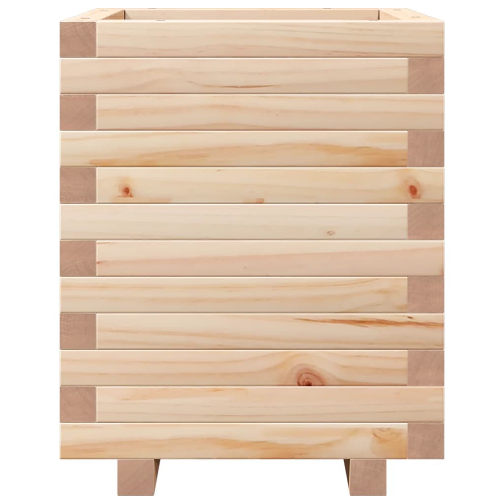 Fioriera da Giardino 40x40x49,5 cm in Legno Massello di Pino | homemem39