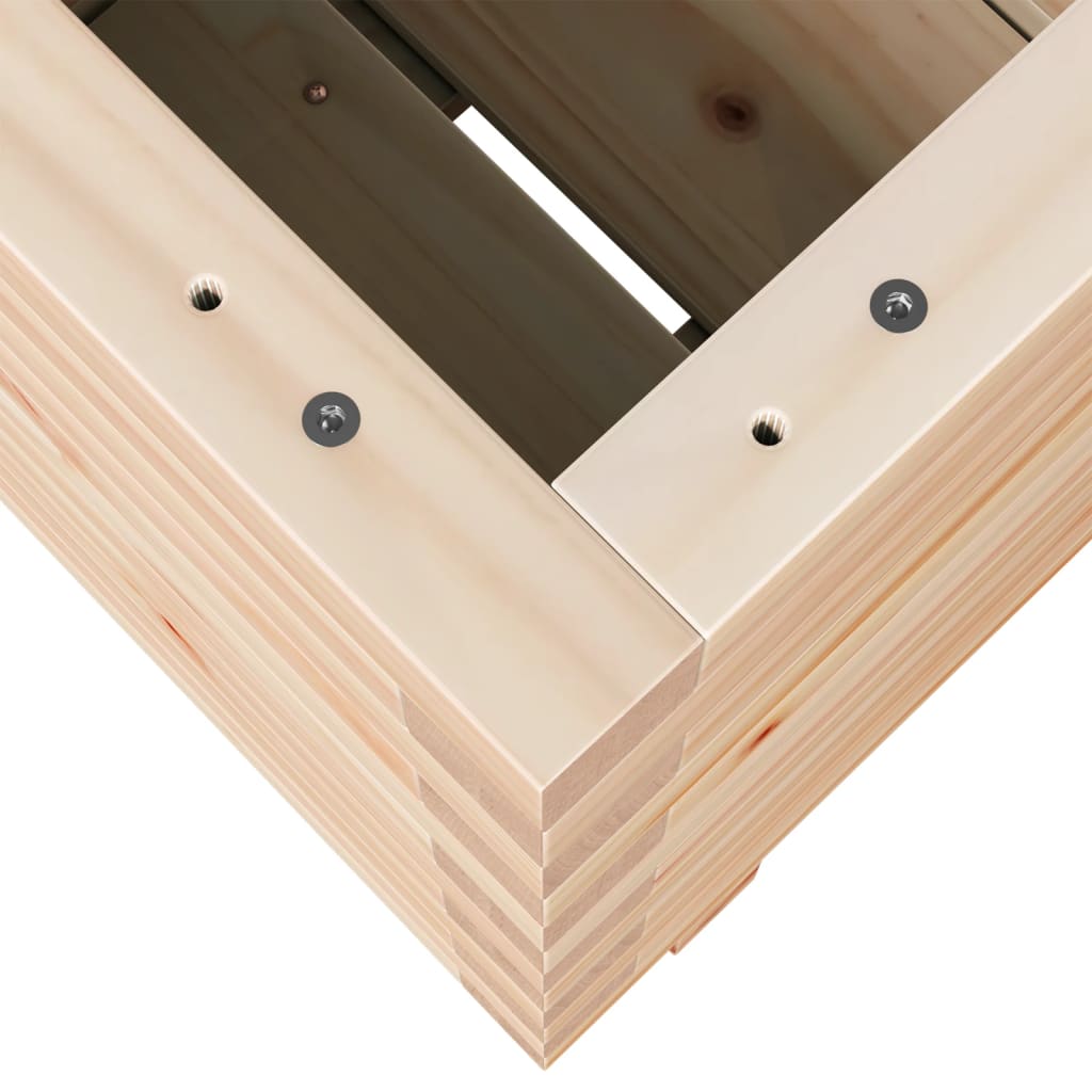 Fioriera da Giardino 40x40x49,5 cm in Legno Massello di Pino | homemem39