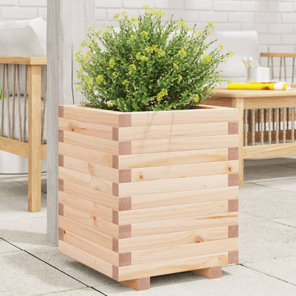 Fioriera da Giardino 40x40x49,5 cm in Legno Massello di Pino | homemem39