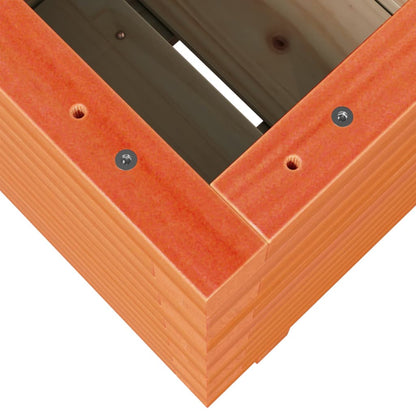 Fioriera Giardino Marrone Cera 40x40x49,5cm Legno Massello Pino