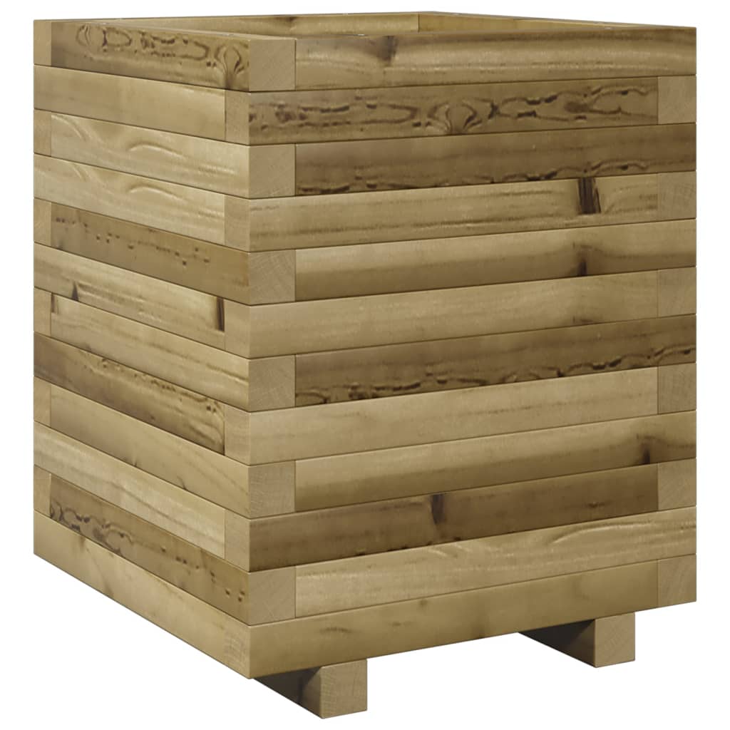 Fioriera da Giardino 40x40x49,5 cm in Legno di Pino Impregnato | homemem39