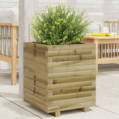 Fioriera da Giardino 40x40x49,5 cm in Legno di Pino Impregnato | homemem39
