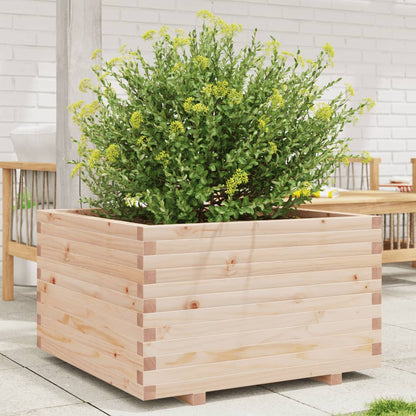 Fioriera da Giardino 80x80x49,5 cm in Legno Massello di Pino - homemem39