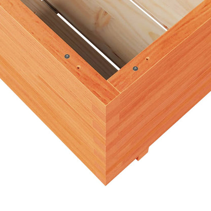 Fioriera Giardino Marrone Cera 80x80x49,5cm Legno Massello Pino | homemem39