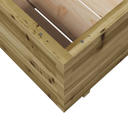 Fioriera da Giardino 80x80x49,5 cm in Legno di Pino Impregnato - homemem39