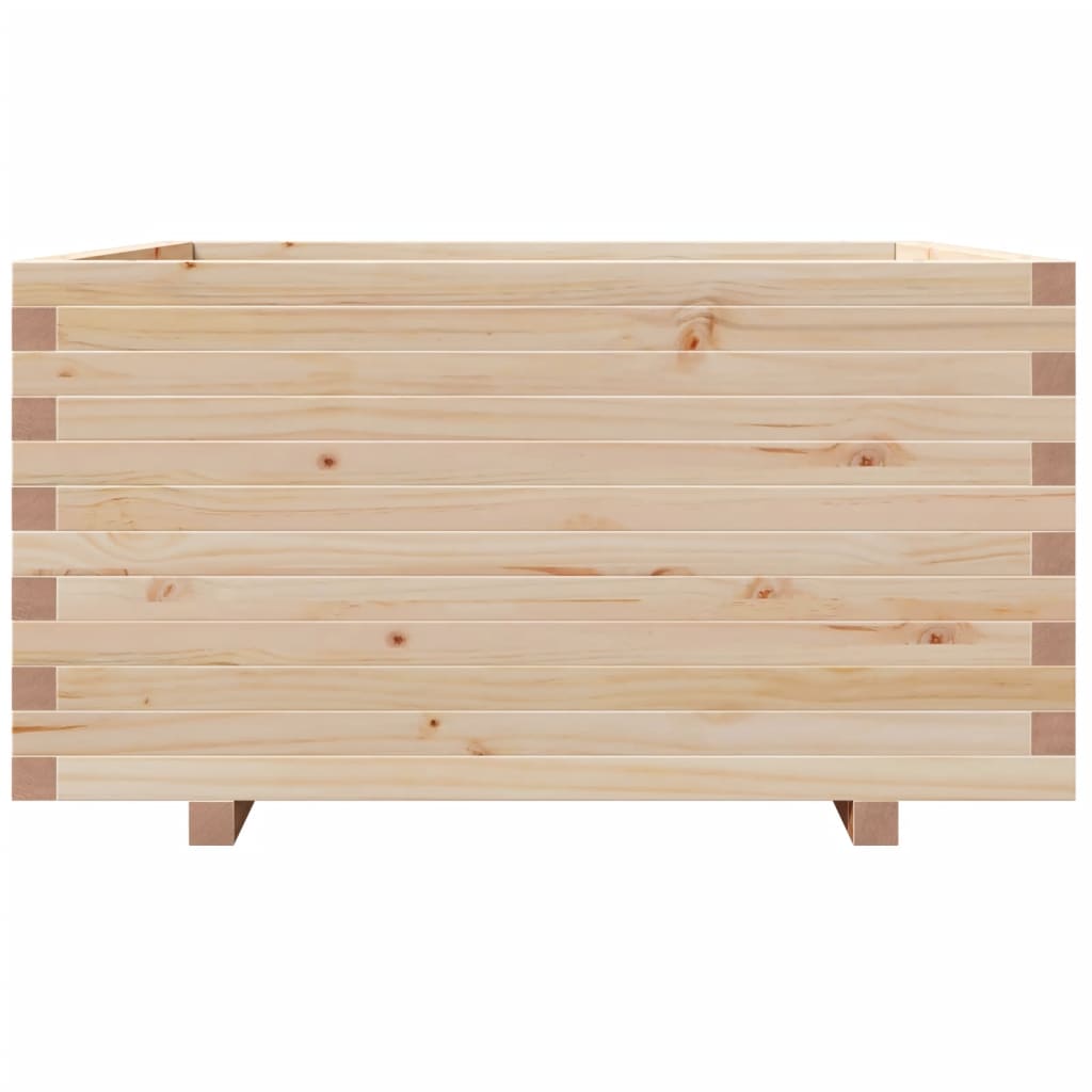 Fioriera da Giardino 90x90x49,5 cm in Legno Massello di Pino - homemem39