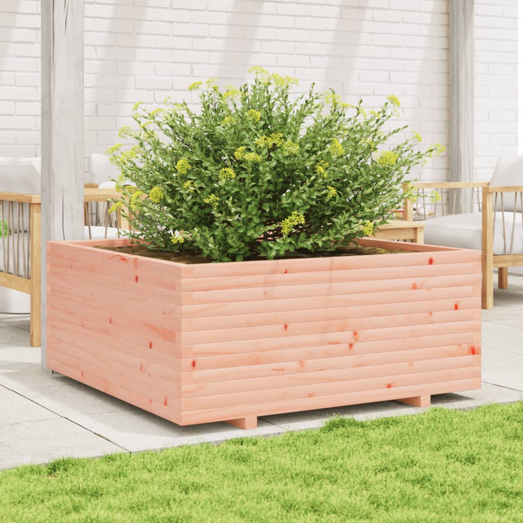 Fioriera da Giardino 110x110x49,5 cm Legno Massello di Douglas | homemem39