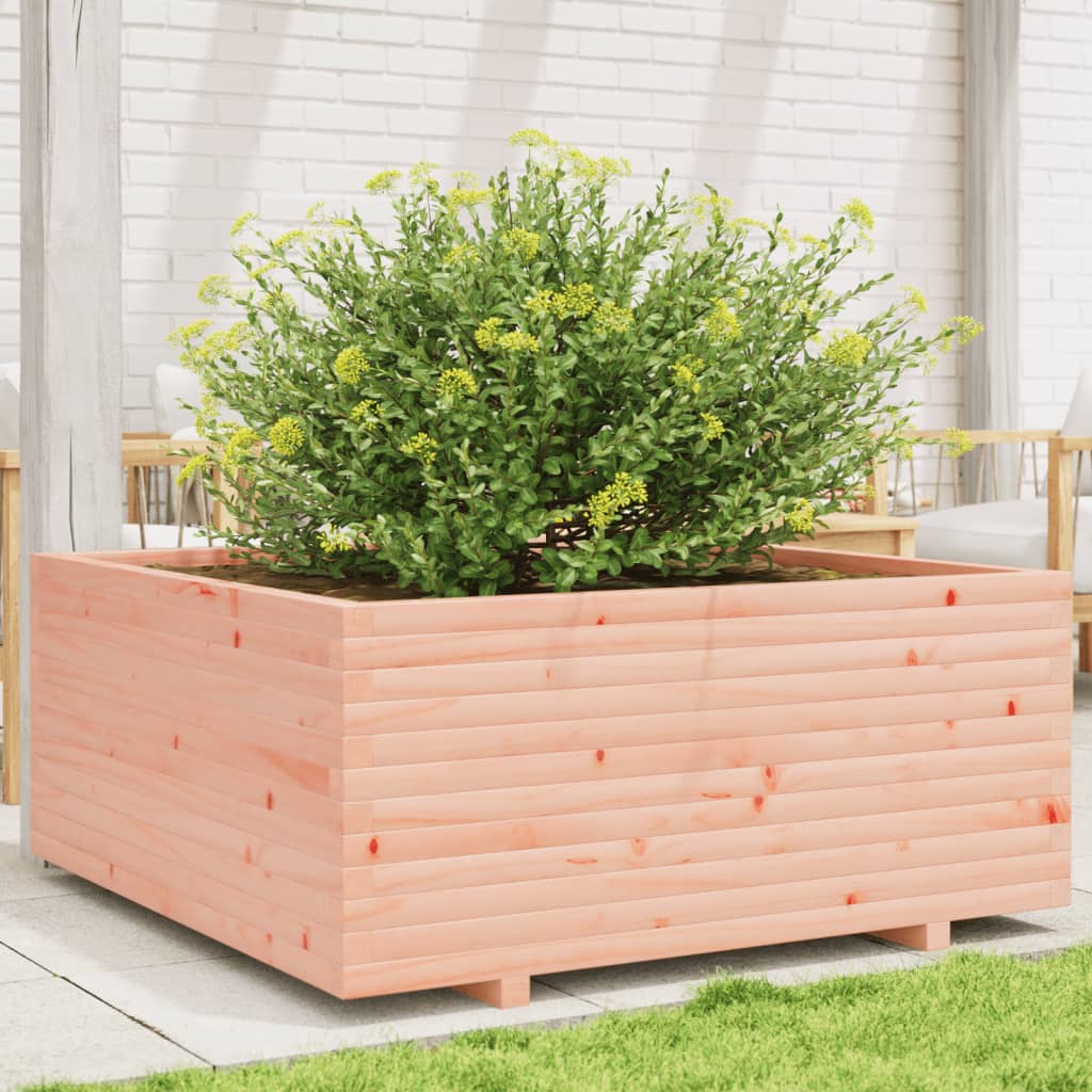 Fioriera da Giardino 110x110x49,5 cm Legno Massello di Douglas | homemem39
