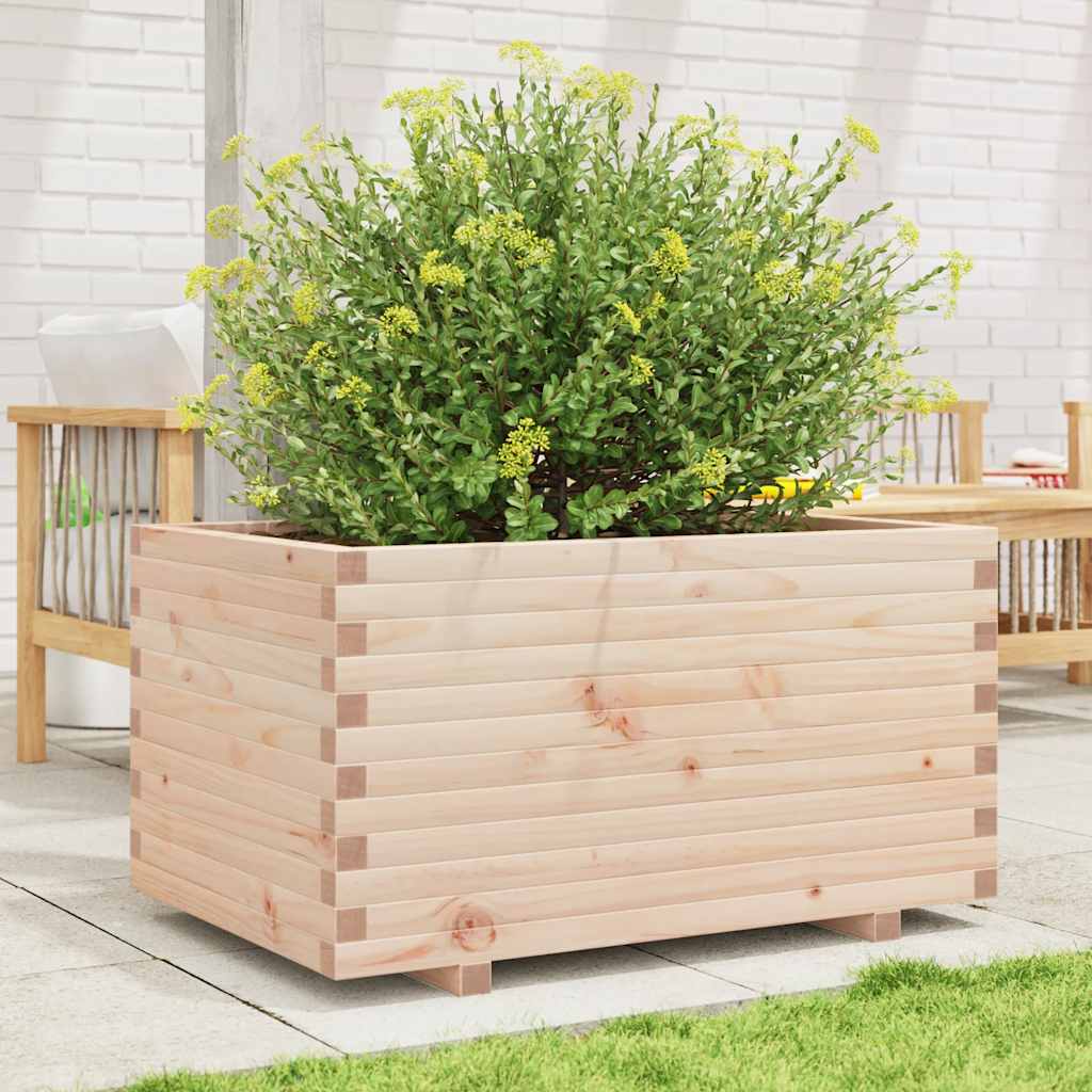 Fioriera da Giardino 90x60x49,5 cm in Legno Massello di Pino | homemem39