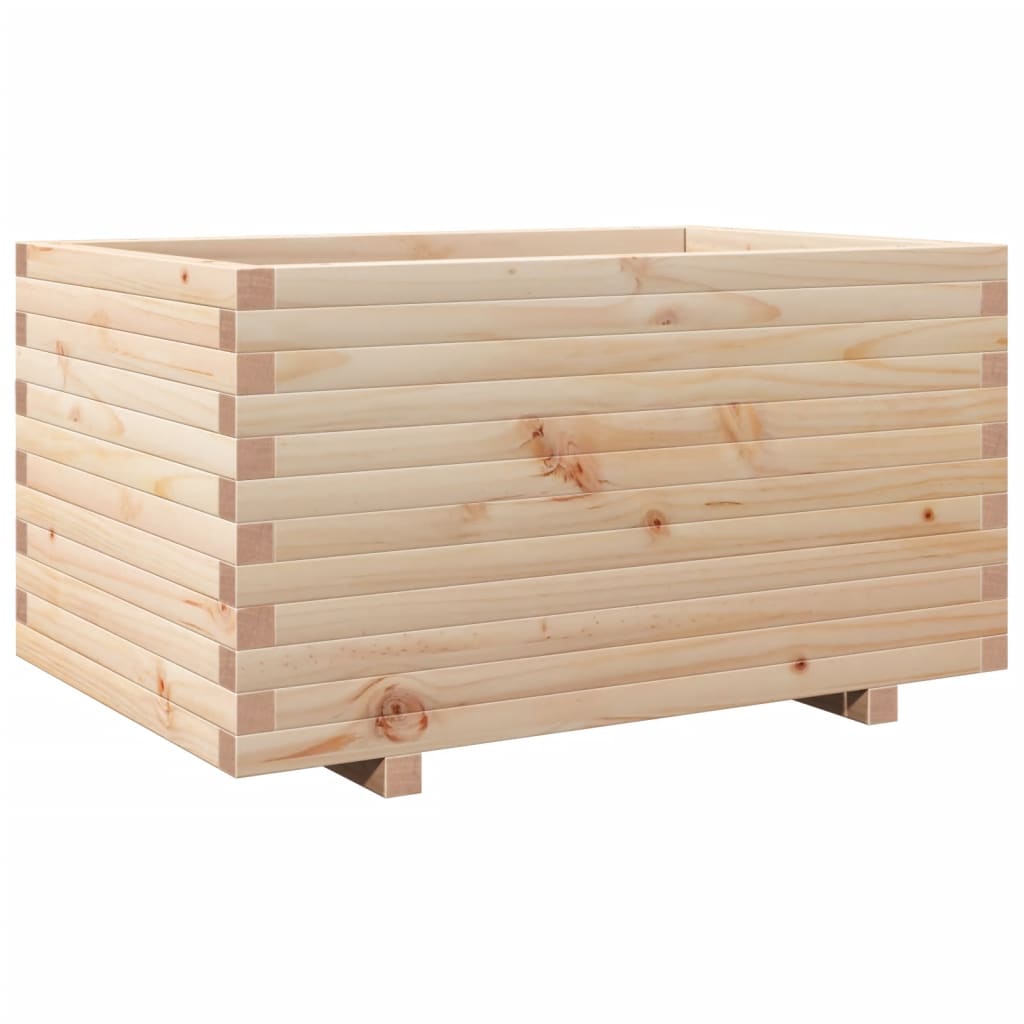 Fioriera da Giardino 90x60x49,5 cm in Legno Massello di Pino - homemem39