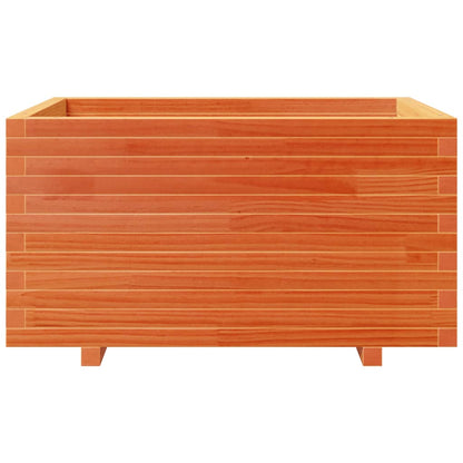 Fioriera Giardino Marrone Cera 90x60x49,5cm Legno Massello Pino | homemem39