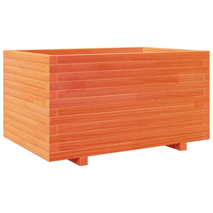 Fioriera Giardino Marrone Cera 90x60x49,5cm Legno Massello Pino | homemem39