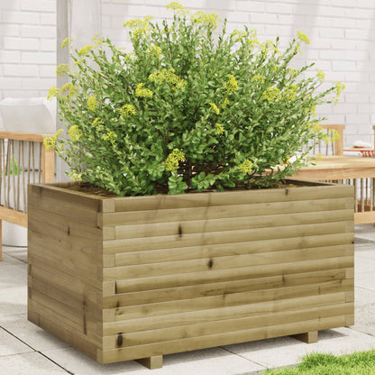 Fioriera da Giardino 90x60x49,5 cm in Legno di Pino Impregnato - homemem39