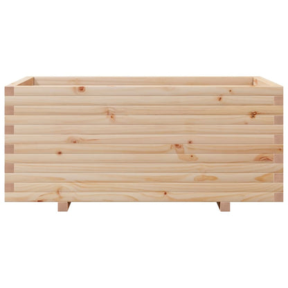 Fioriera da Giardino 110x60x49,5 cm in Legno Massello di Pino