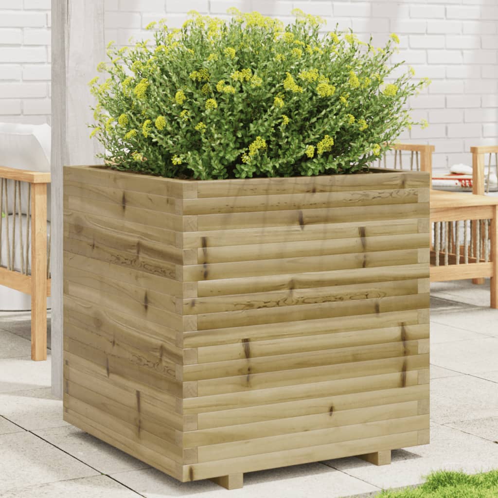 Fioriera da Giardino 70x70x72,5 cm in Legno di Pino Impregnato - homemem39