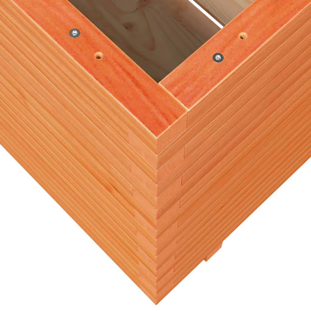 Fioriera Giardino Marrone Cera 90x60x72,5cm Legno Massello Pino | homemem39