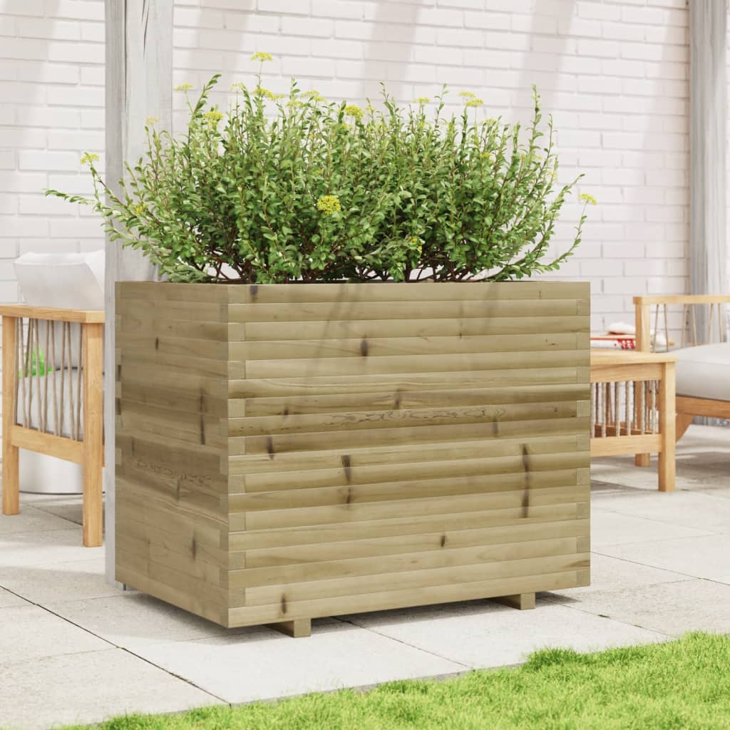 Fioriera da Giardino 90x60x72,5 cm in Legno di Pino Impregnato | homemem39