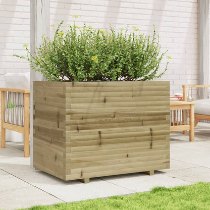 Fioriera da Giardino 90x60x72,5 cm in Legno di Pino Impregnato | homemem39