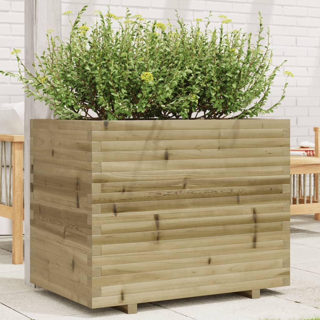 Fioriera da Giardino 90x60x72,5 cm in Legno di Pino Impregnato | homemem39