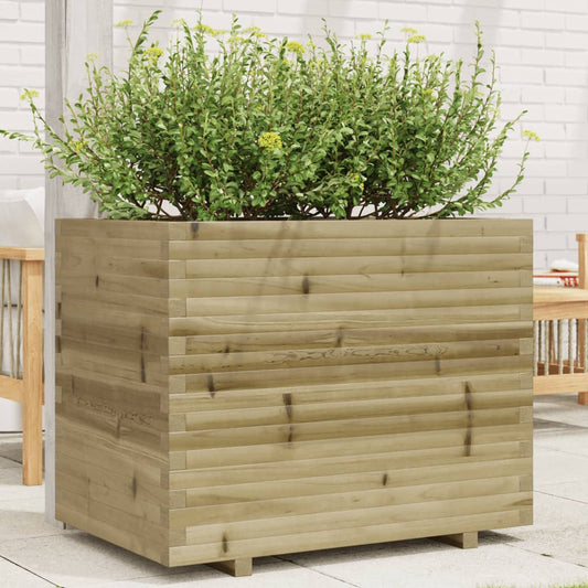 Fioriera da Giardino 90x60x72,5 cm in Legno di Pino Impregnato - homemem39
