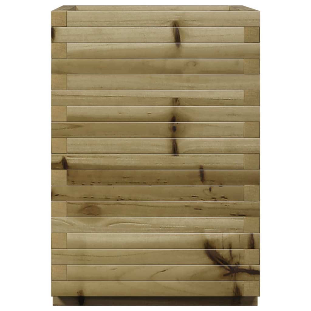 Fioriera da Giardino 50x50x72 cm in Legno di Pino Impregnato - homemem39