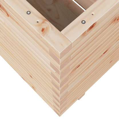 Fioriera da Giardino 60x60x72 cm in Legno Massello di Pino - homemem39