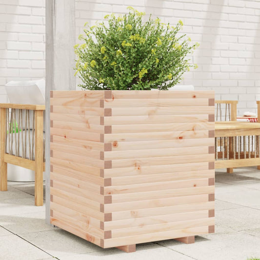 Fioriera da Giardino 60x60x72 cm in Legno Massello di Pino - homemem39