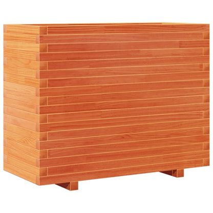 Fioriera Giardino Marrone Cera 90x40x72 cm Legno Massello Pino | homemem39
