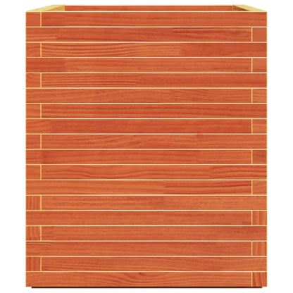 Fioriera Giardino Marrone Cera 90x60x72 cm Legno Massello Pino | homemem39