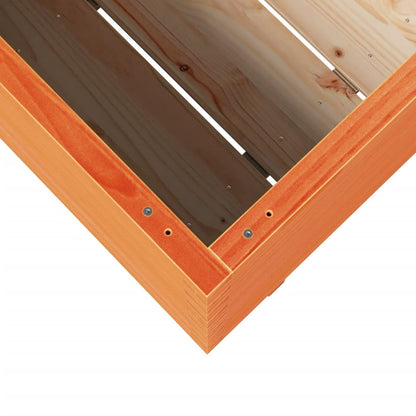 Fioriera Giardino Marrone Cera 90x60x72 cm Legno Massello Pino | homemem39