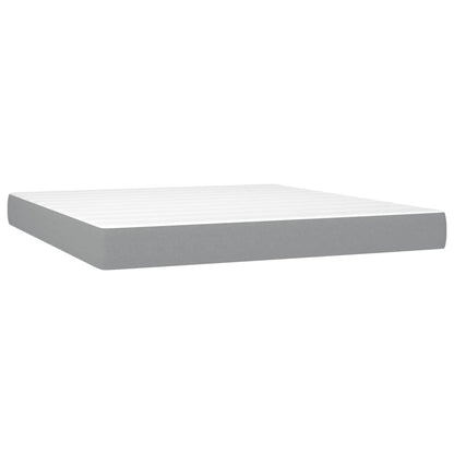 Letto Cassetti e Materasso Marrone Cera 200x200cm Massello Pino