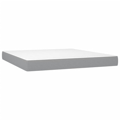 Letto Cassetti e Materasso Bianco 180x200cm Legno Massello Pino