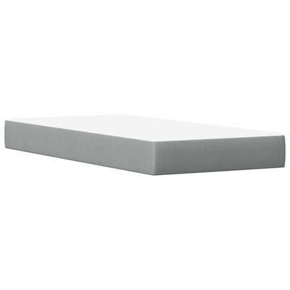 Letto Cassetti e Materasso Bianco 90x200 cm Legno Massello Pino