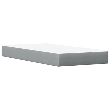 Letto con Materasso Marrone Cera 90x200cm Legno Massello Pino