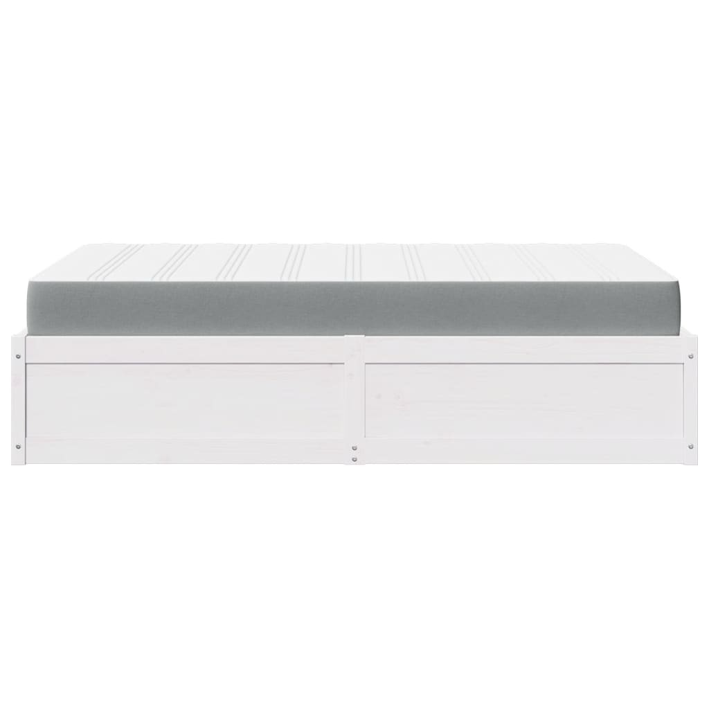 Giroletto Bianco 140x190 cm in Legno Massello di Pino | homemem39