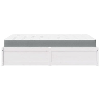 Giroletto Bianco 140x190 cm in Legno Massello di Pino | homemem39
