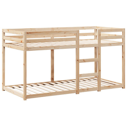 Letto a Castello senza Materasso 90x190 cm Legno di Pino | homemem39