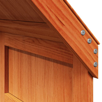 Letto a Castello con Tetto Cera 90x200 cm Legno Massello Pino | homemem39