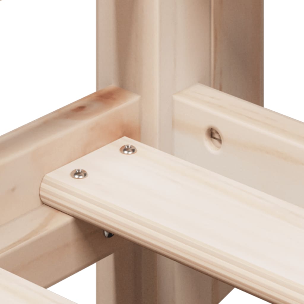 Letto a Castello senza Materasso 90x190 cm Legno di Pino | homemem39