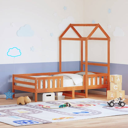 Giroletto con Tetto Cera 100x200 cm in Legno Massello di Pino | homemem39